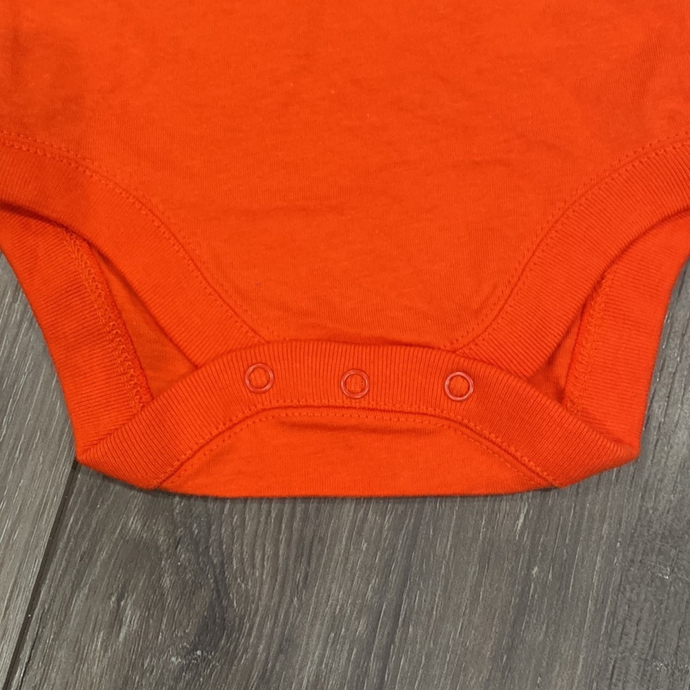 NWT! Unisex Baby Matching Family Jack-O'-Lantern Graphic Bodysuit - Flame - Picture 3 of 4